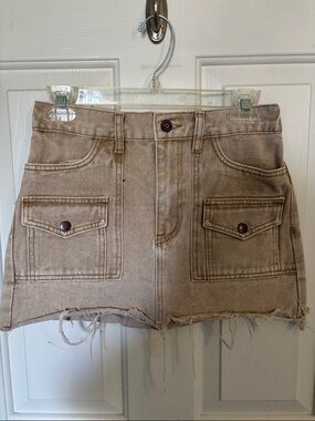 Denim Mini Skirt